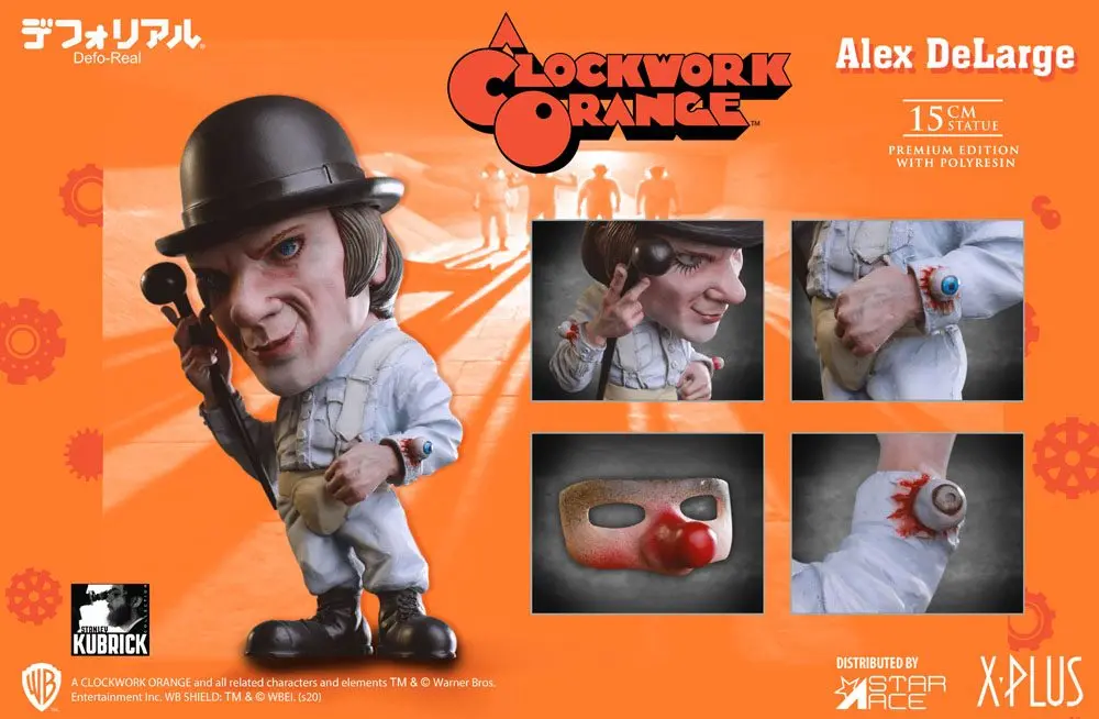 A Clockwork Orange Defo-Real Series Statue Alex DeLarge 15 cm product photo