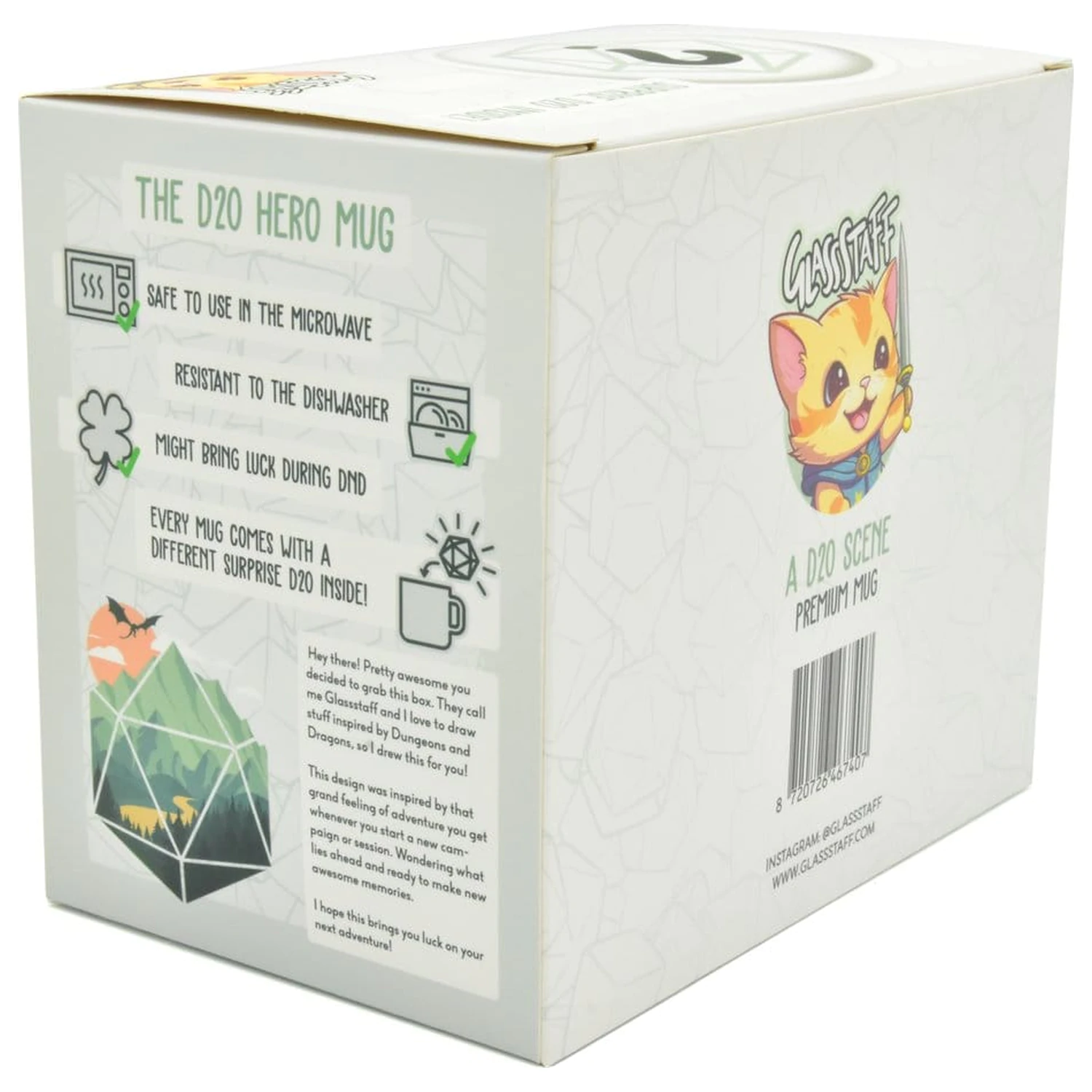 A D20 Scene Gift Set Mug & Dice product photo