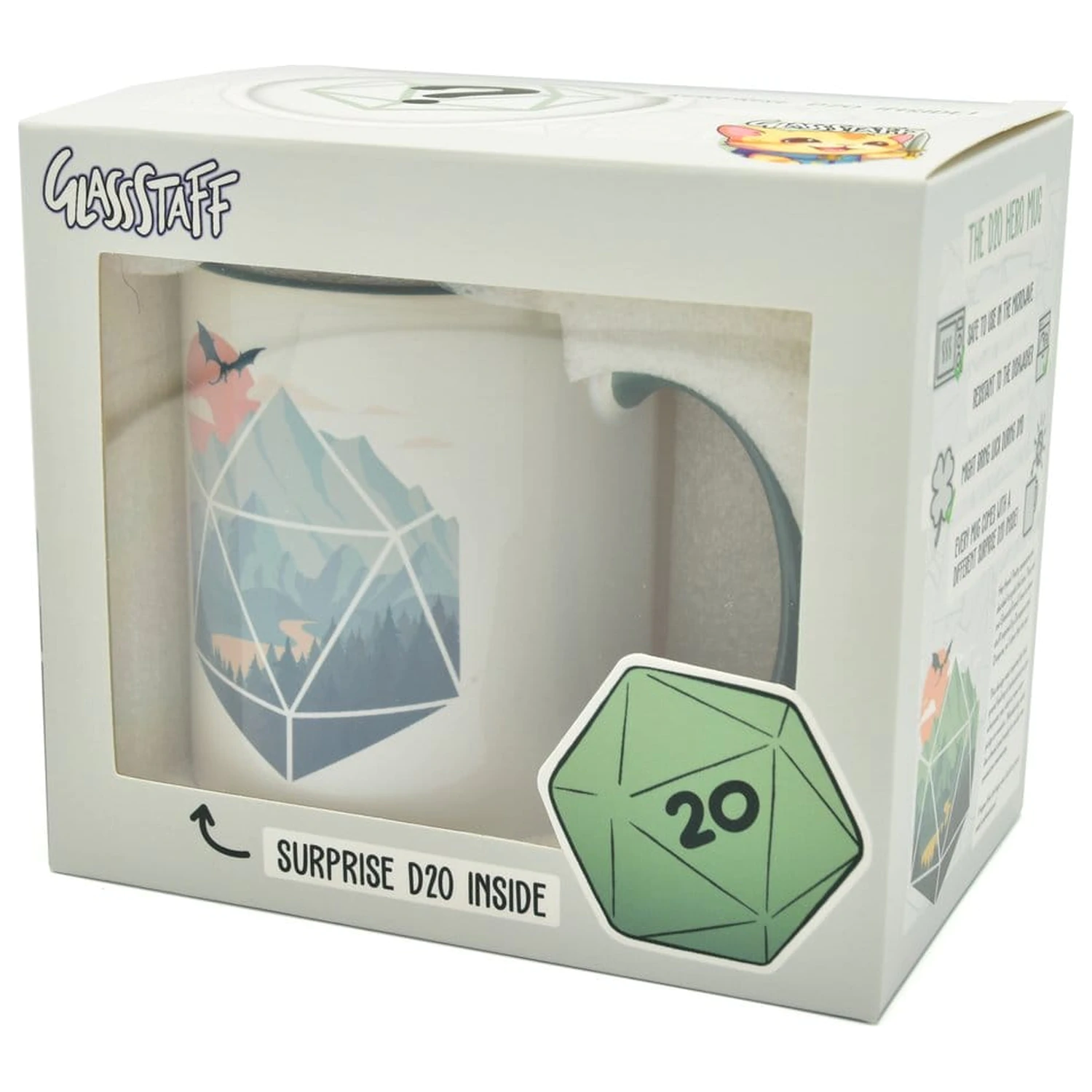 A D20 Scene Gift Set Mug & Dice product photo