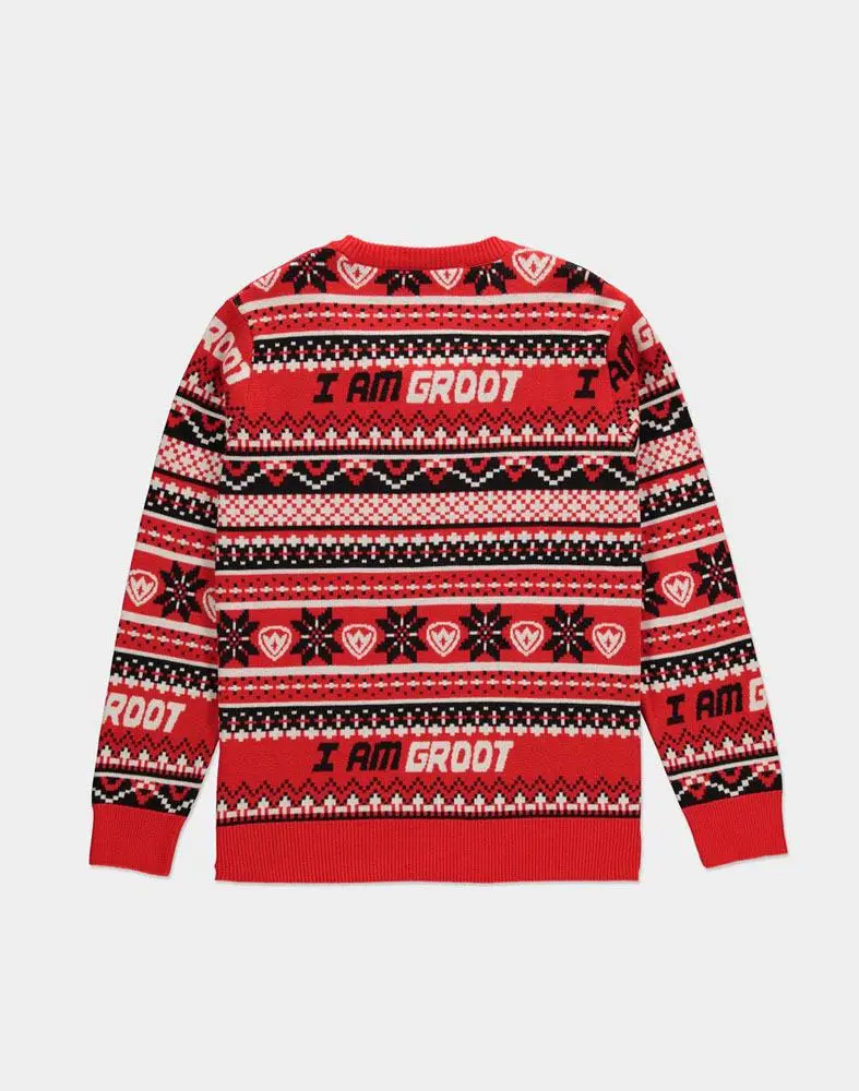 Guardians of the Galaxy Knitted Christmas Sweater Season's Grootings Size M product photo