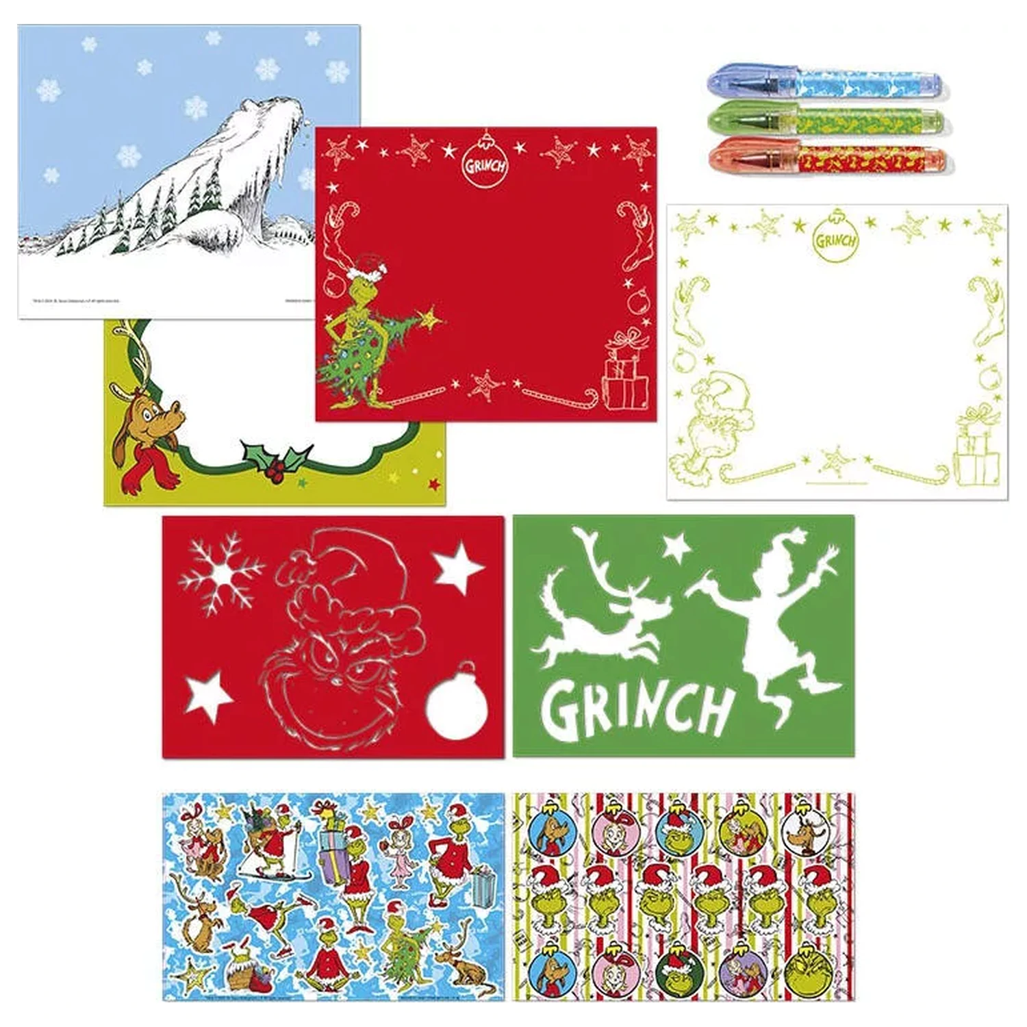 The Grinch Dr. Seuss activity set product photo