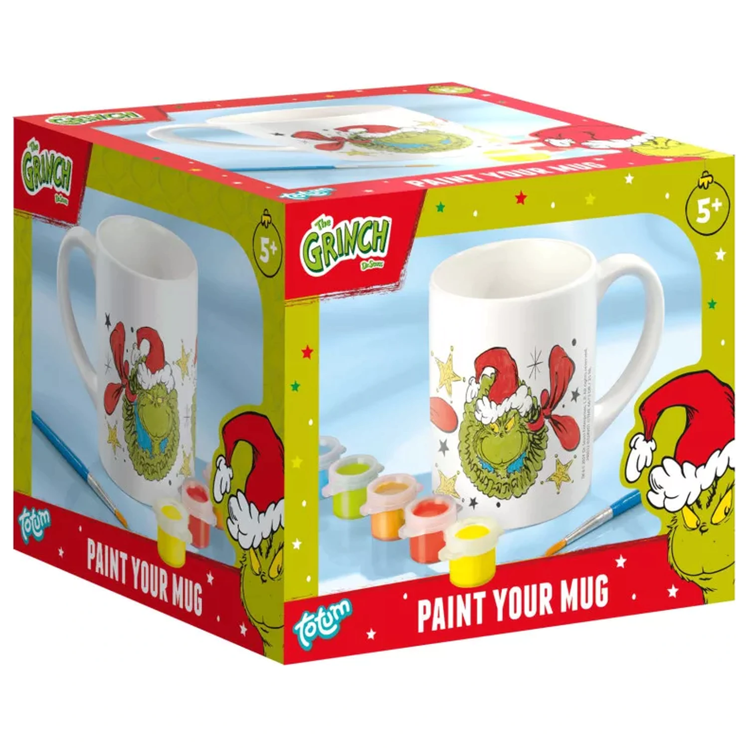 The Grinch Dr Seuss Paintable Porcelain Mug 235 ml product photo