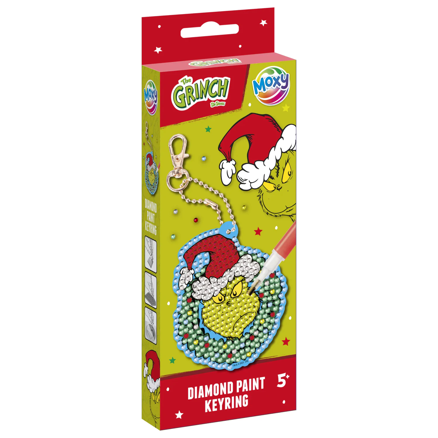 The Grinch Dr Seuss Diamond Dotz Keychain Maker Set product photo