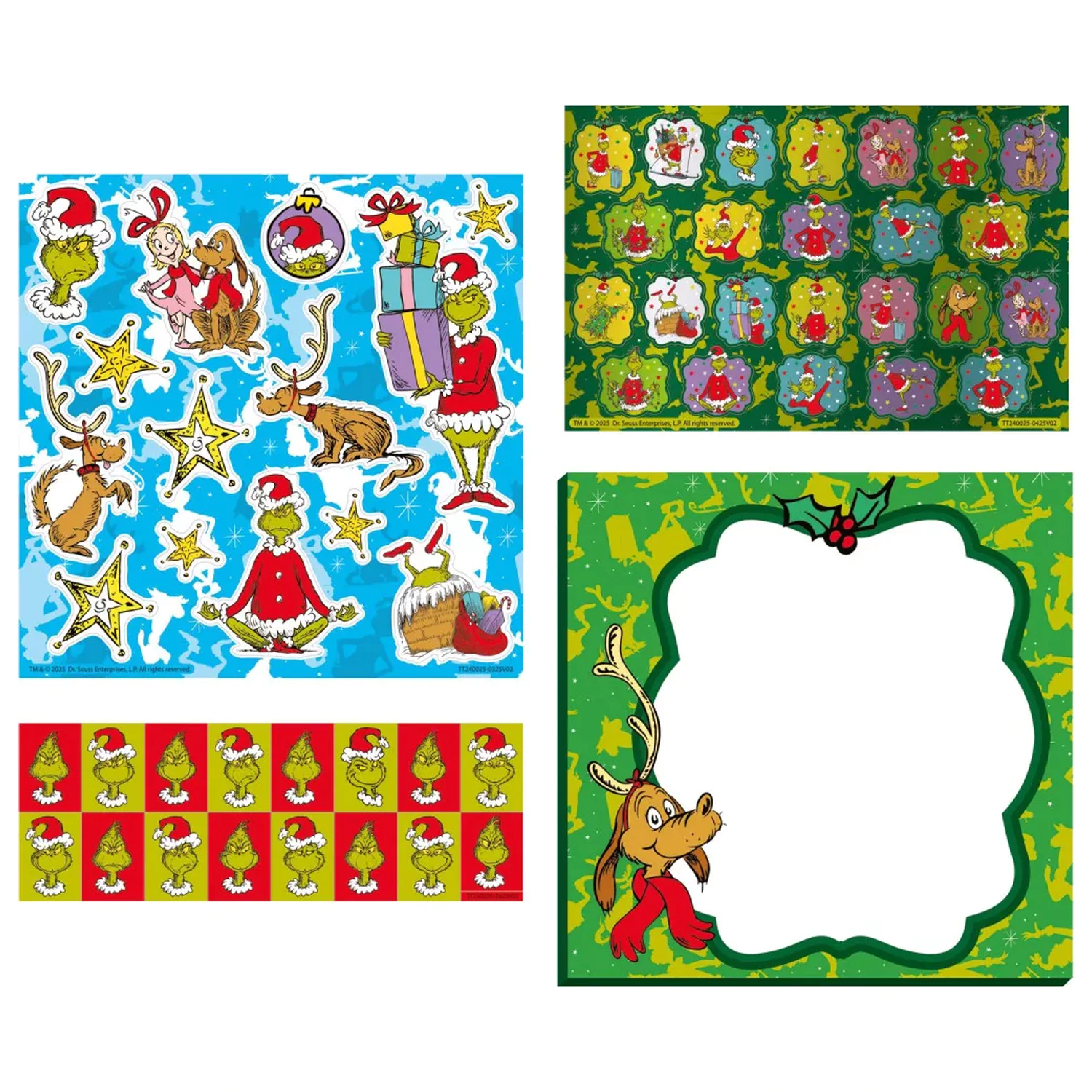 The Grinch Dr. Seuss Sticker Set product photo