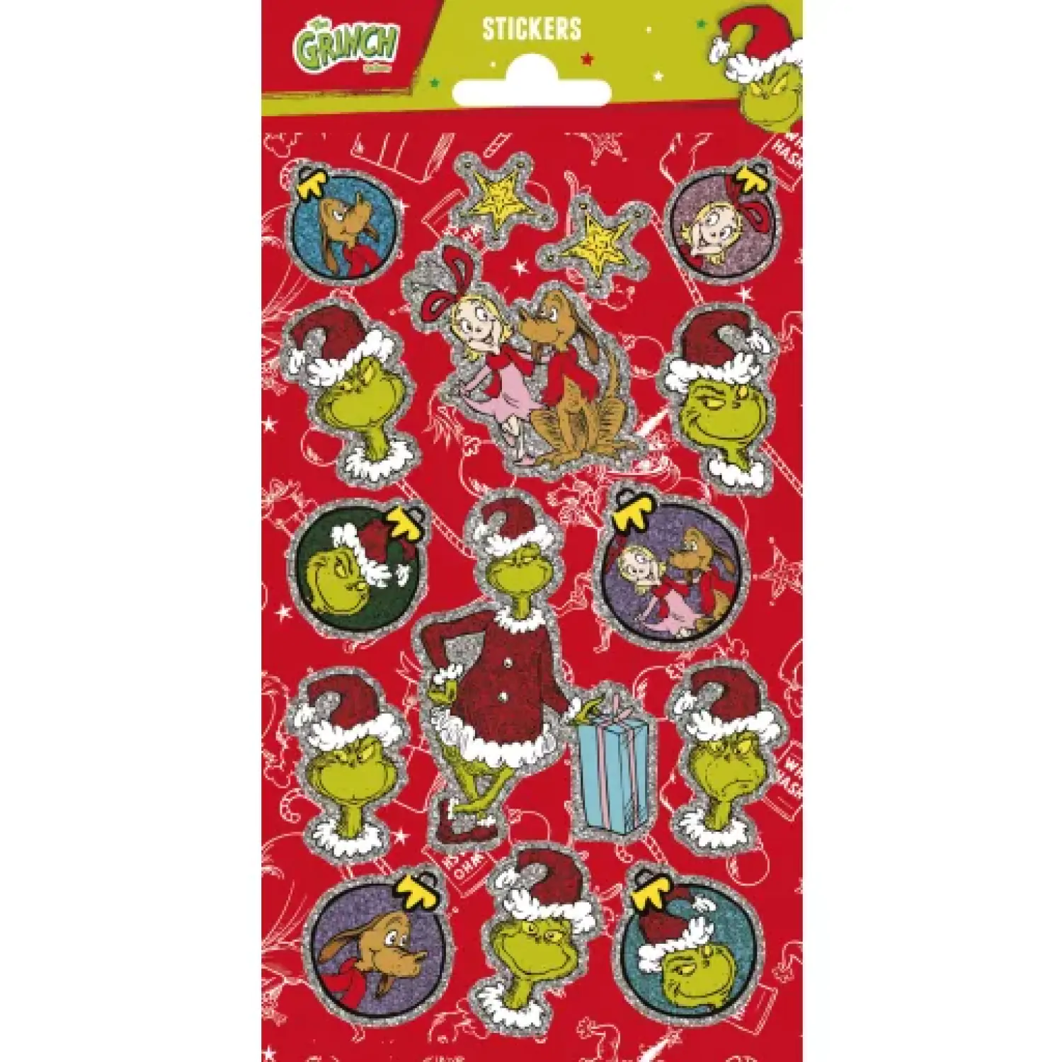 The Grinch Gift Foil Sticker product photo