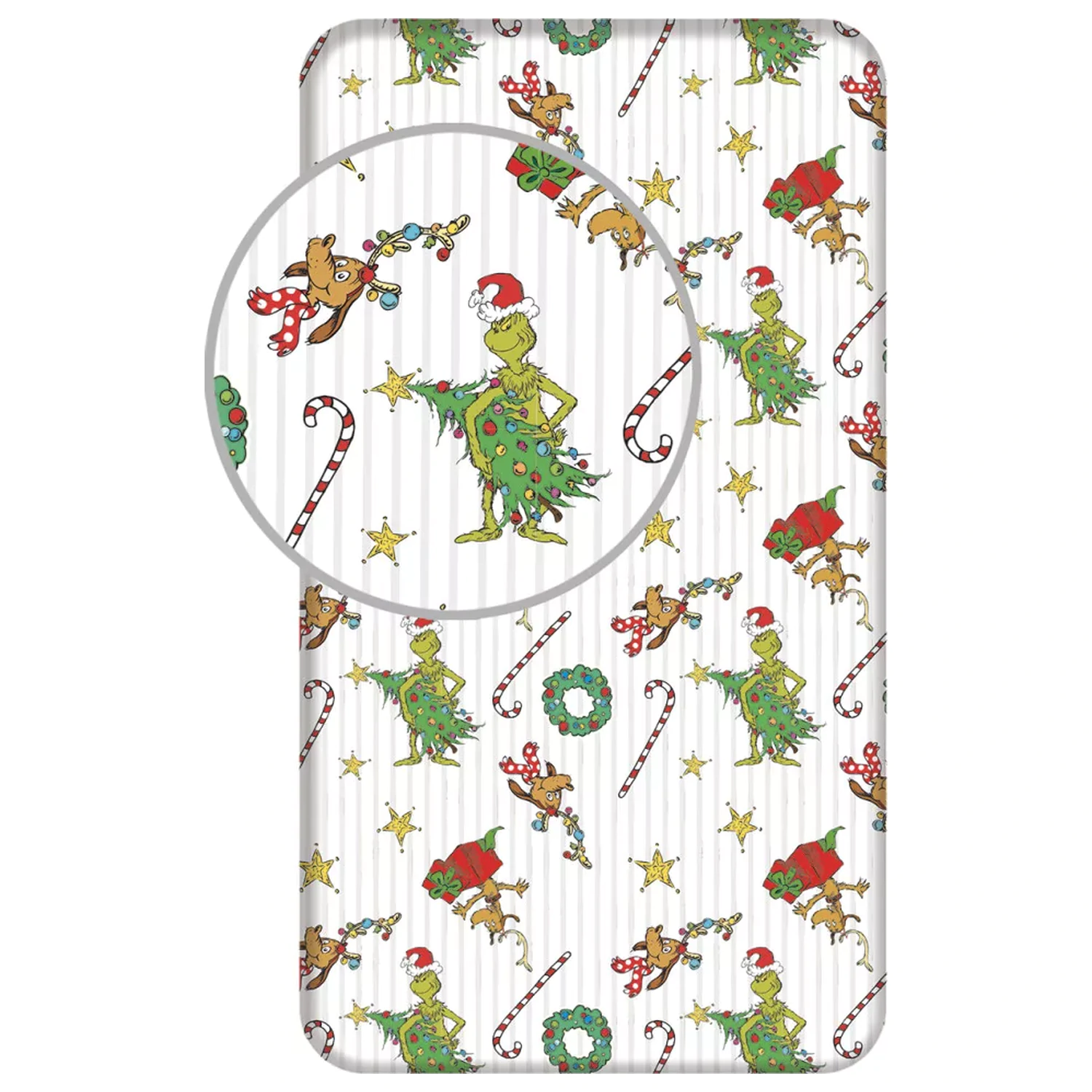 The Grinch Grinchmas fitted sheet product photo