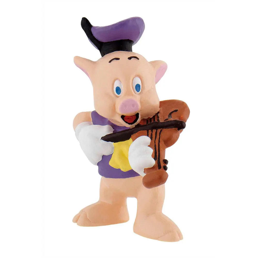 The Three Little Pigs Fiddler figure 6cm product photo