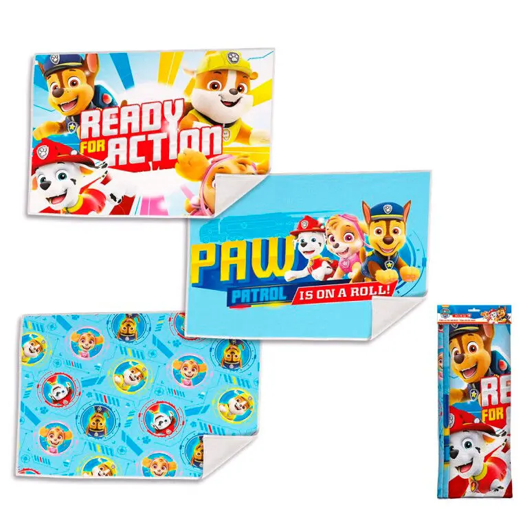 Paw Patrol set 3 assorted hand towels product photo