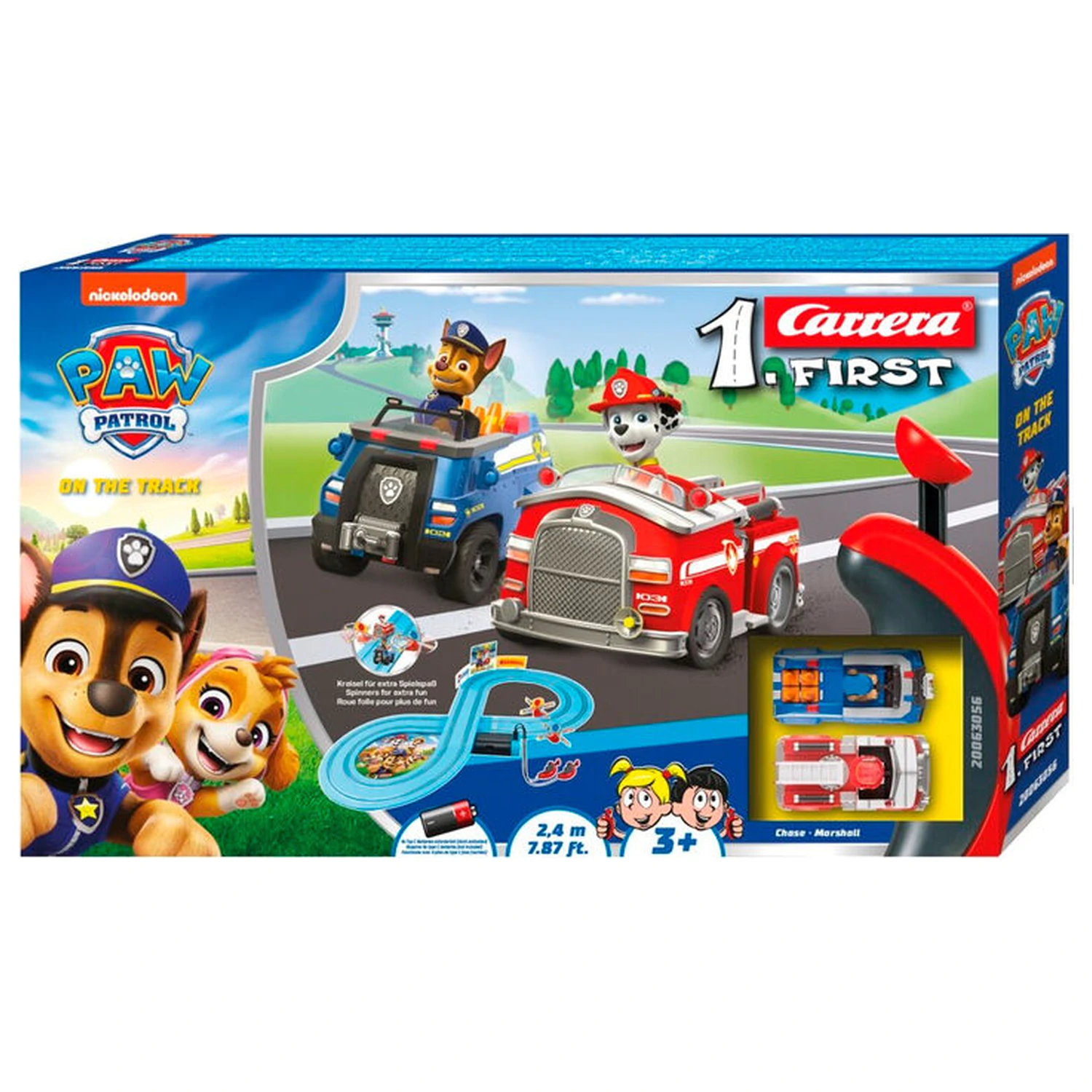 Paw Patrol Chase & Marshall Racing circuit product photo