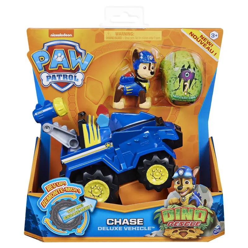 Paw Patrol Chase Dino vehicle termékfotó