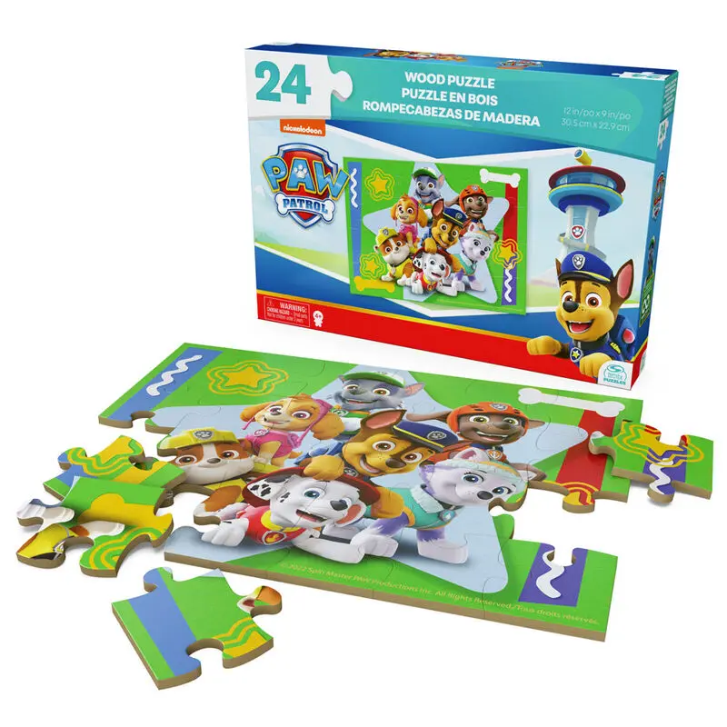 Paw Patrol wooden puzzle 24pcs product photo