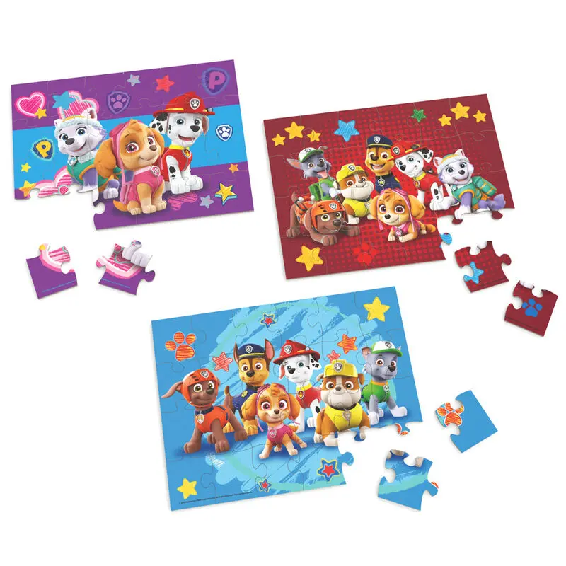 Paw Patrol wooden puzzle 3x24pcs product photo