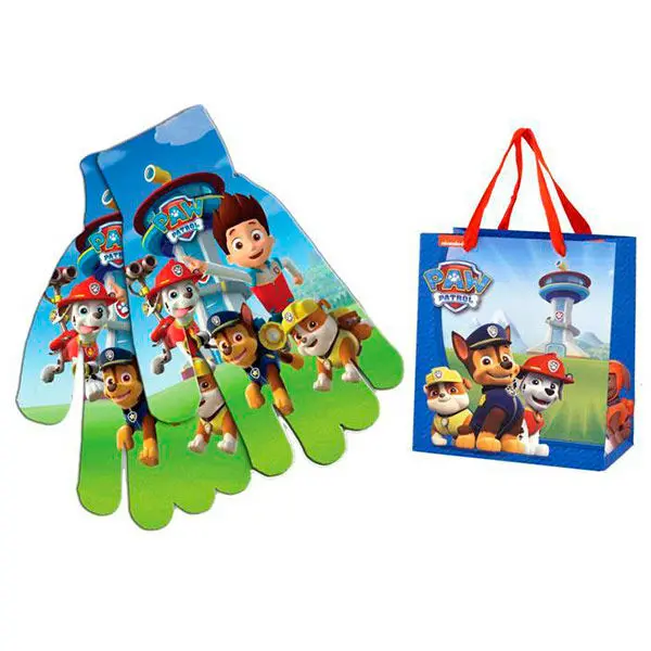 Paw Patrol gloves and bag product photo