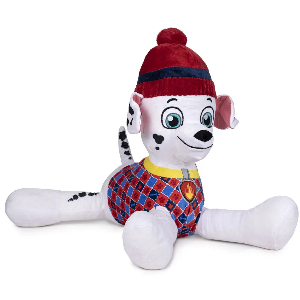 Paw Patrol Marshall Lying Down Winter plush toy 50cm product photo