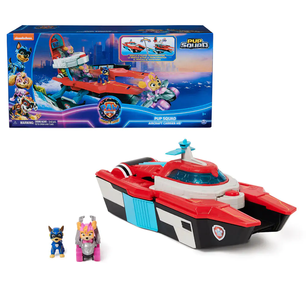 Paw Patrol Mighty Movie Pup Squad Aircraft playset product photo