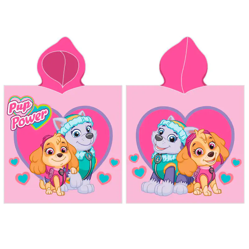 Paw Patrol microfibre poncho towel product photo