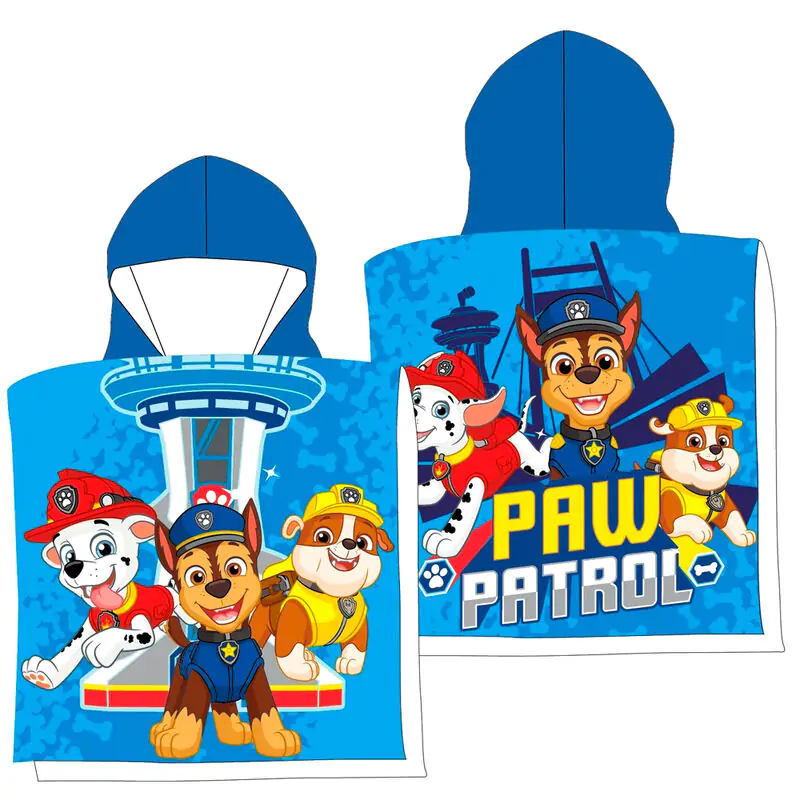 Paw Patrol cotton poncho towel termékfotó