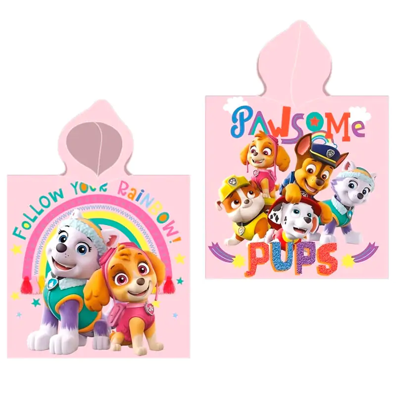 Paw Patrol cotton poncho towel product photo