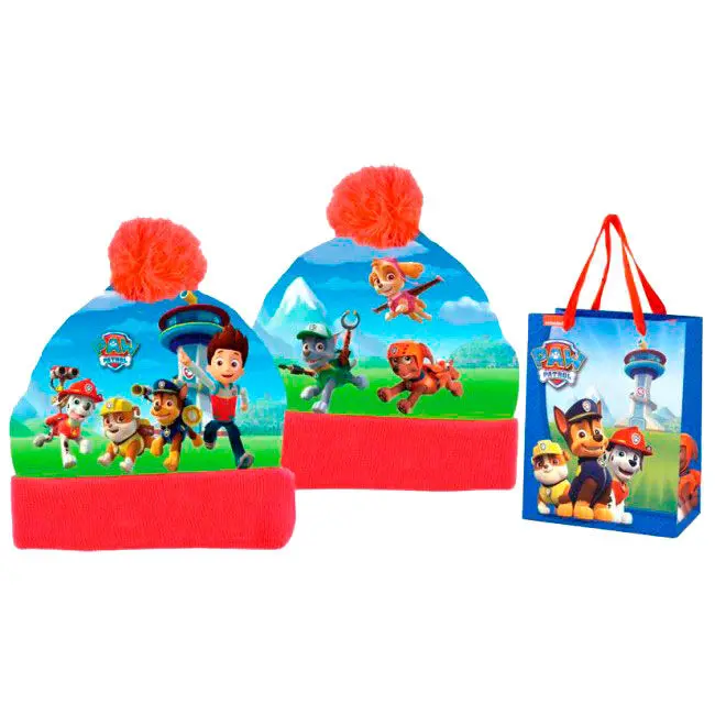 Paw Patrol pompon hat + bag product photo