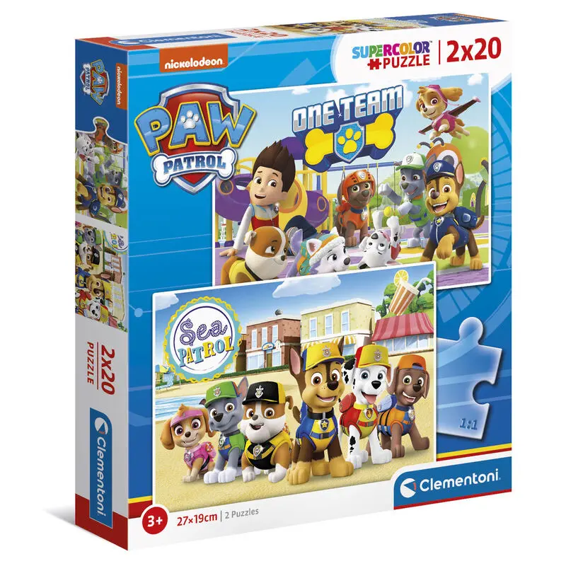 Paw Patrol puzzle 2x20pcs termékfotó