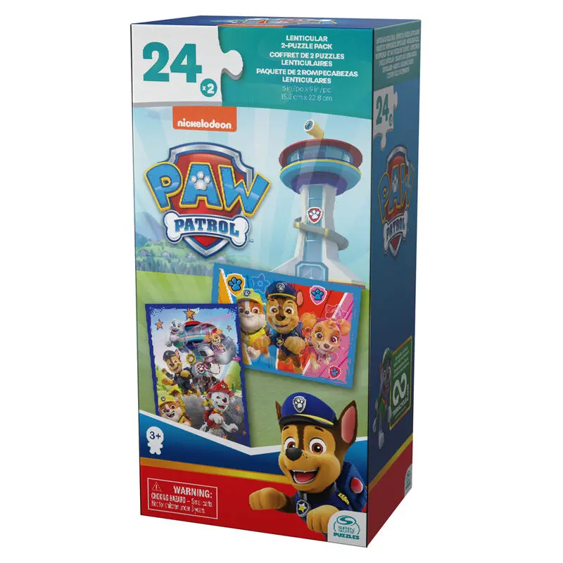 Paw Patrol lenticular puzzle 2x24pcs product photo