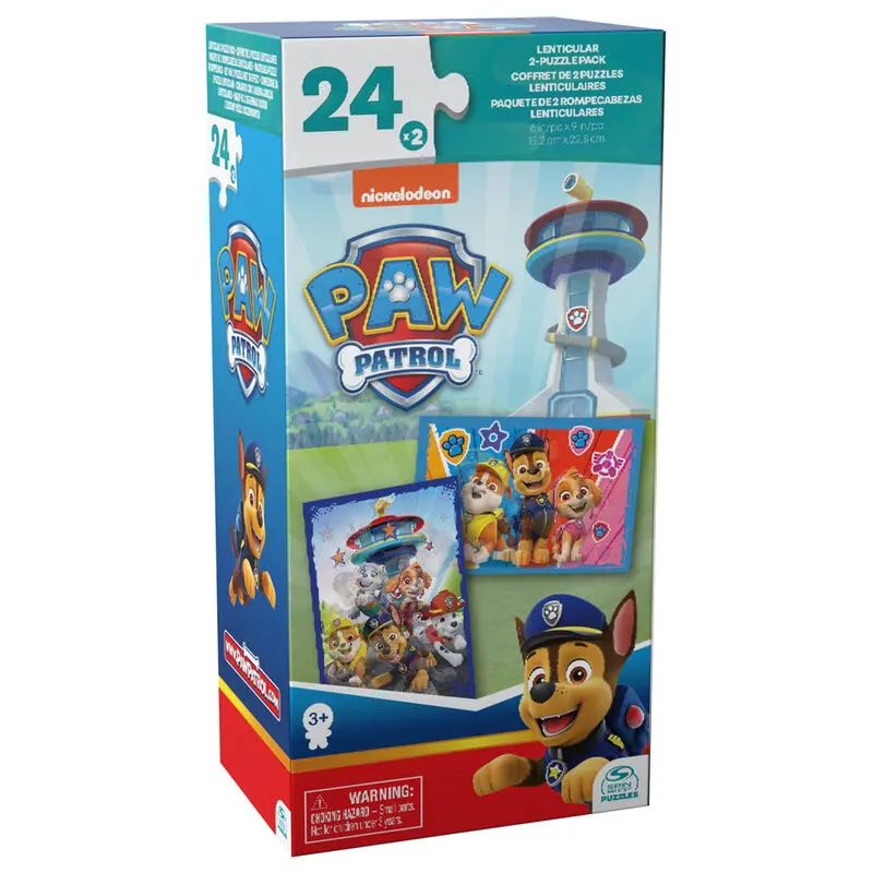 Paw Patrol lenticular puzzle 2x24pcs product photo