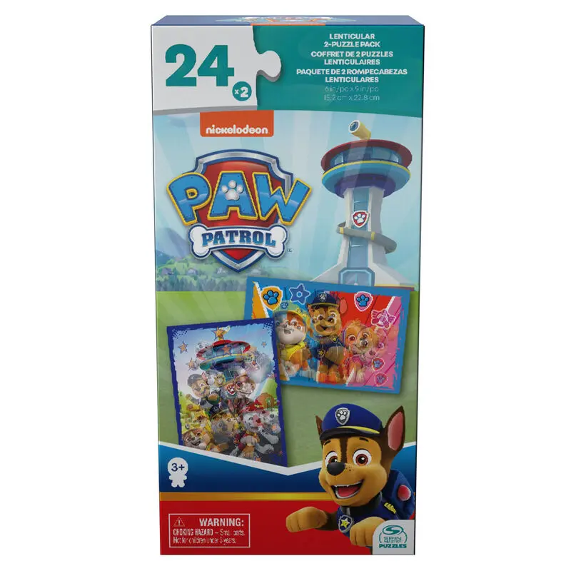 Paw Patrol lenticular puzzle 2x24pcs product photo