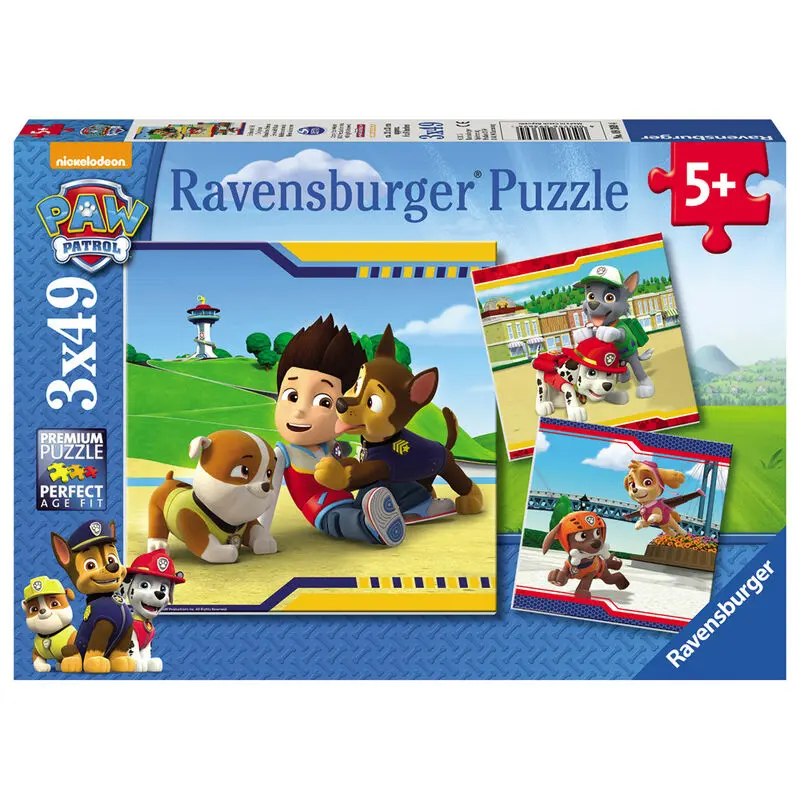 Paw Patrol puzzle 3x49pcs product photo