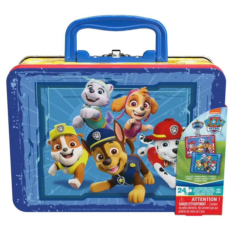 Paw Patrol briefcase lenticular puzzle 2x24pcs product photo