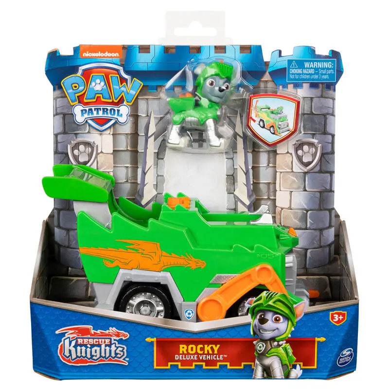 Paw Patrol Rescue Knights Rocky vehicle product photo