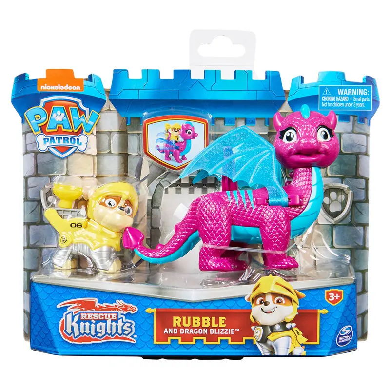 Paw Patrol Rescue Knights Rubble figure product photo