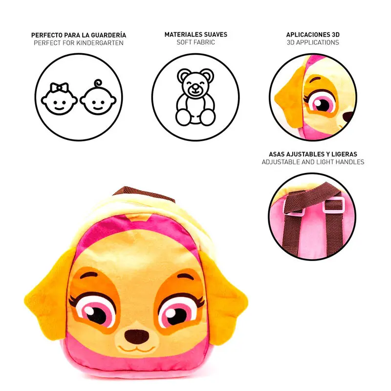 Paw Patrol Skye plush backpack 22cm product photo
