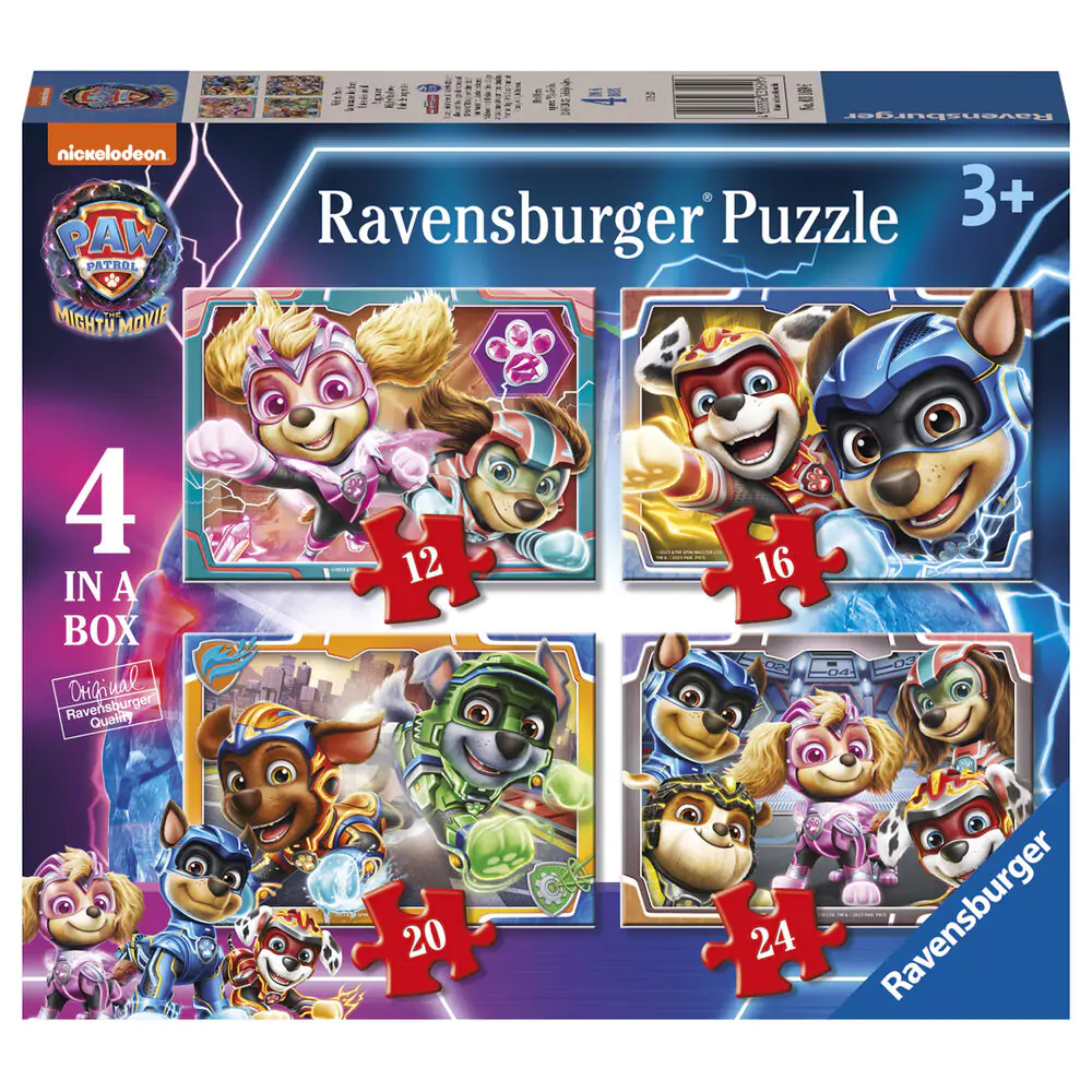 Paw Patrol The mighty movie puzzle 12-16-20-24pcs product photo