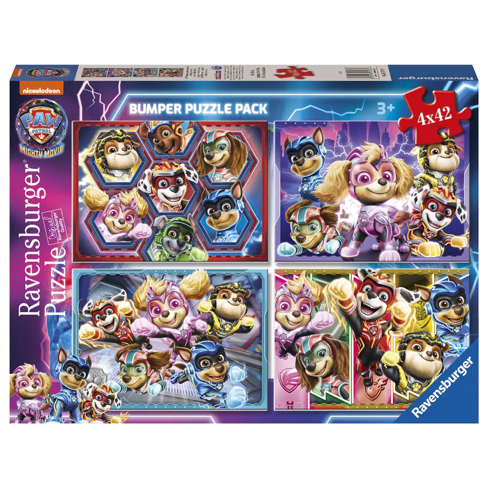 Paw Patrol The mighty movie puzzle 4x42pcs product photo
