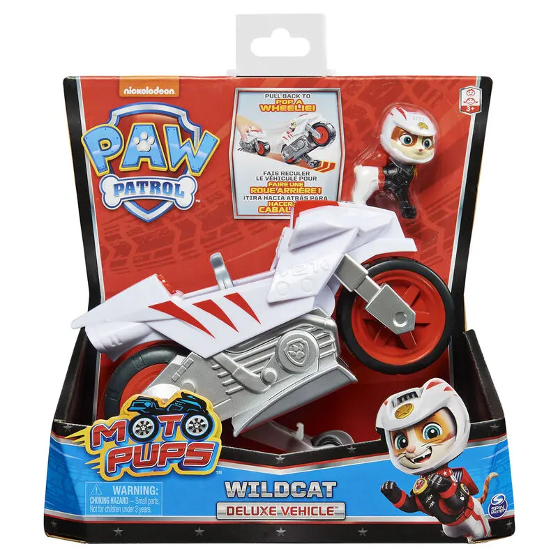 Paw Patrol Wild Cat Motorcicle Pups vehicle product photo