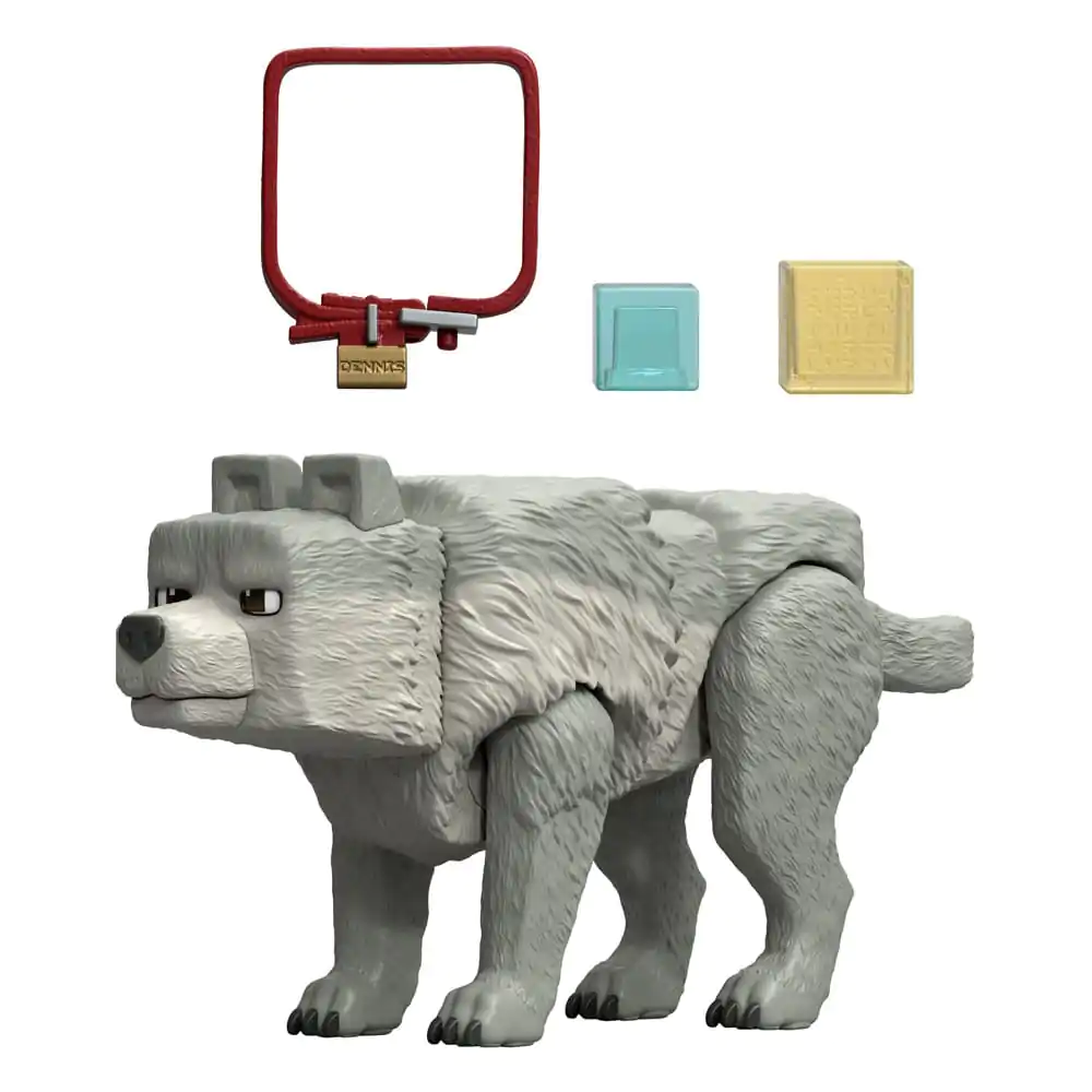 A Minecraft Movie Action Figure Dennis the Wolf 10 cm product photo