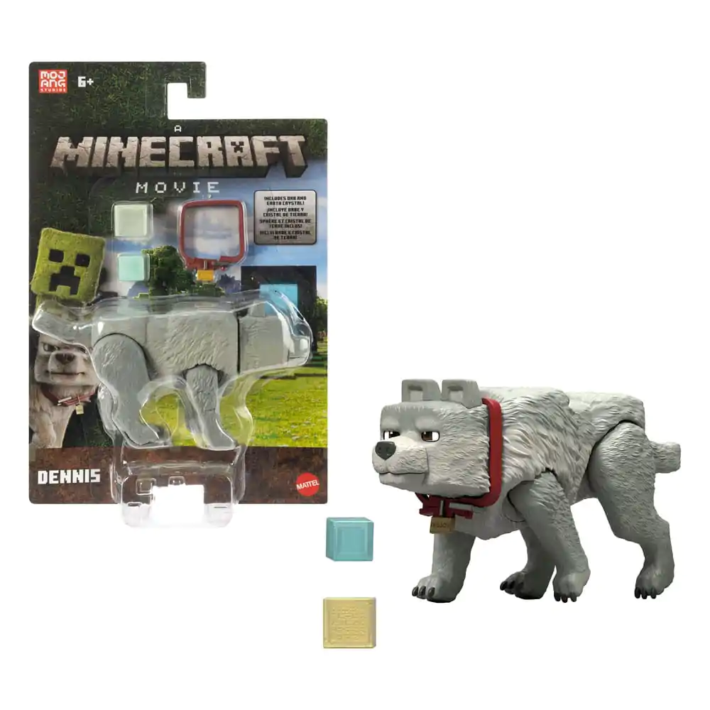 A Minecraft Movie Action Figure Dennis the Wolf 10 cm product photo