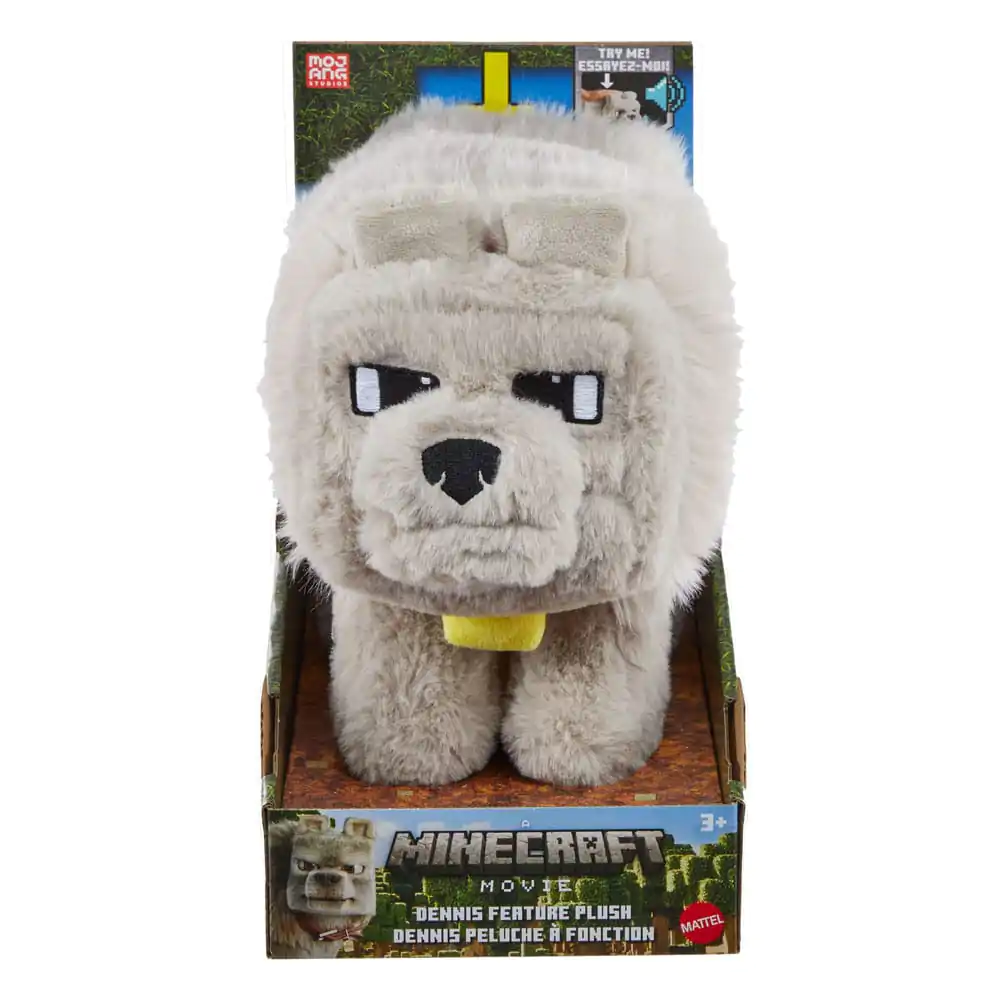 A Minecraft Movie Plush Figure Dennis the Wolf 20 cm product photo