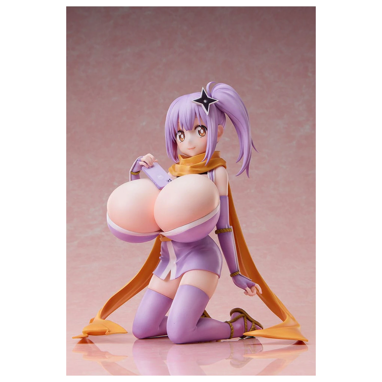 A Ninja and an Assassin Under One Roof Maid PVC Statue 1/4 Diecut Sticker Satoko Kusagakure Huge-Breasted Ver. 23 cm    product photo