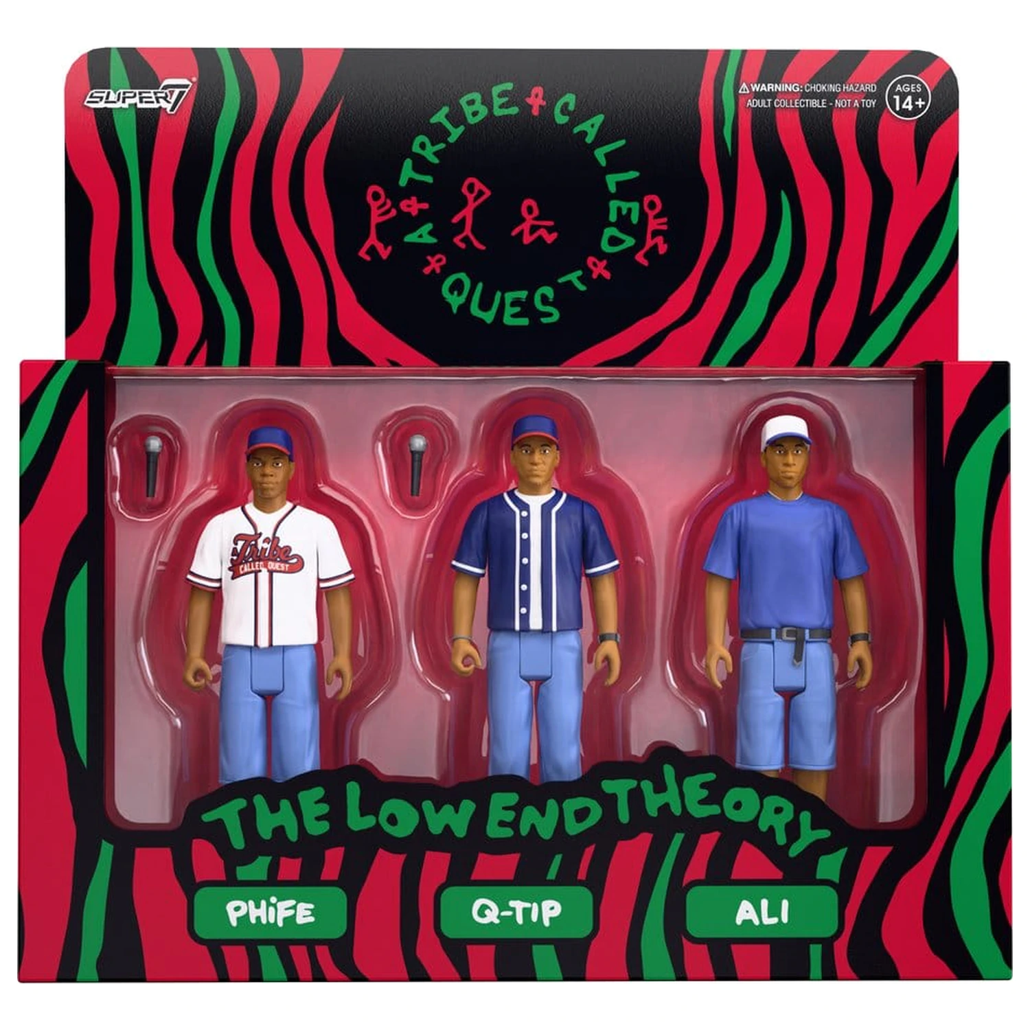 A Tribe Called Quest ReAction Action Figures 3-Pack The Low End Theory product photo