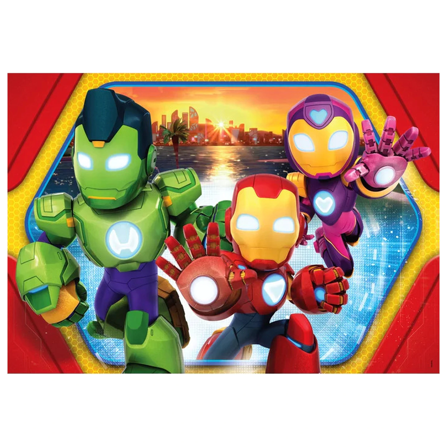 Iron Man and the Hero Squad 24-piece maxi puzzle product photo