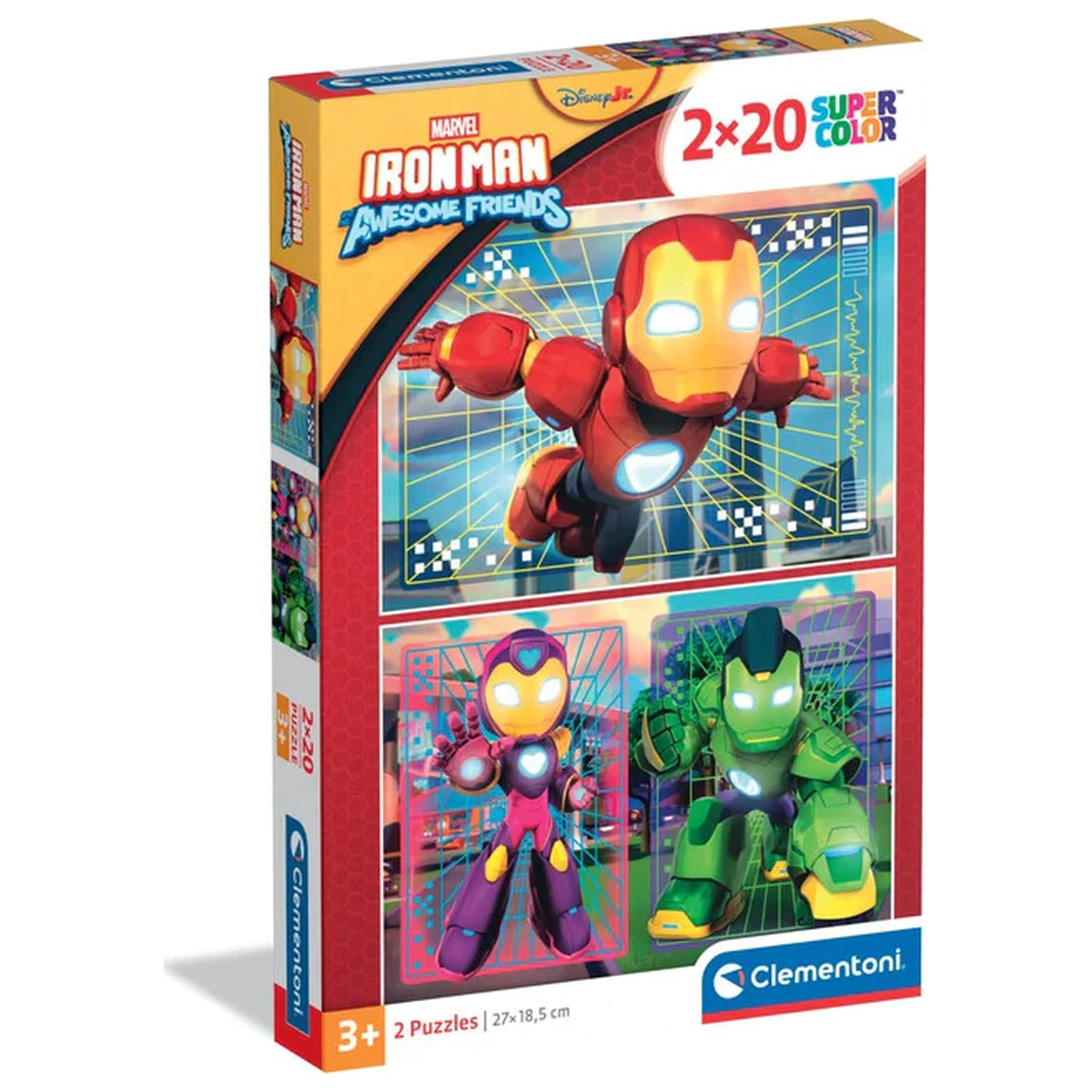 Iron Man and His Hero Squad 2x20 Piece Puzzle product photo