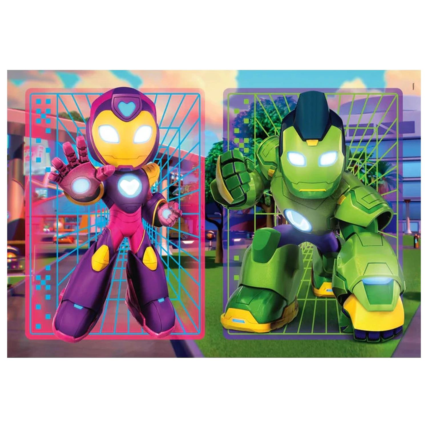 Iron Man and His Hero Squad 2x20 Piece Puzzle product photo
