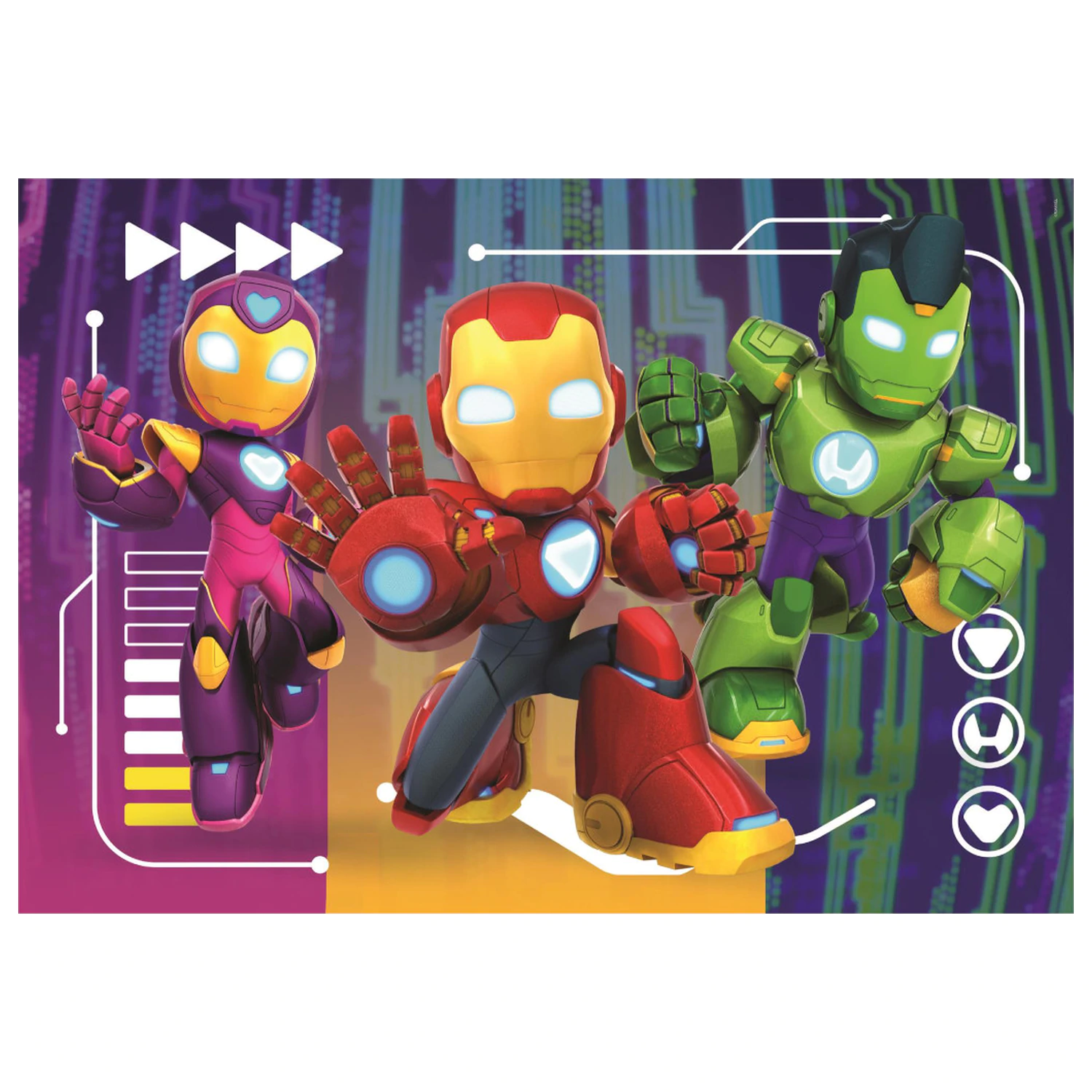 Iron Man and His Super Team Ready 60-Piece Puzzle product photo