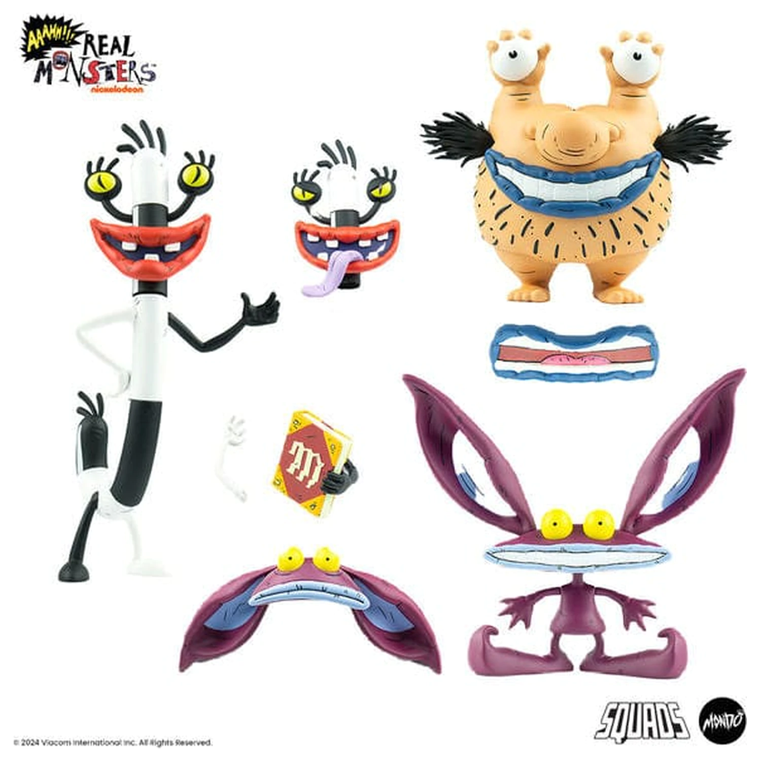 Aaahh!!! Real Monsters PVC Figure 3-Pack Ickis, Oblina & Krumm product photo