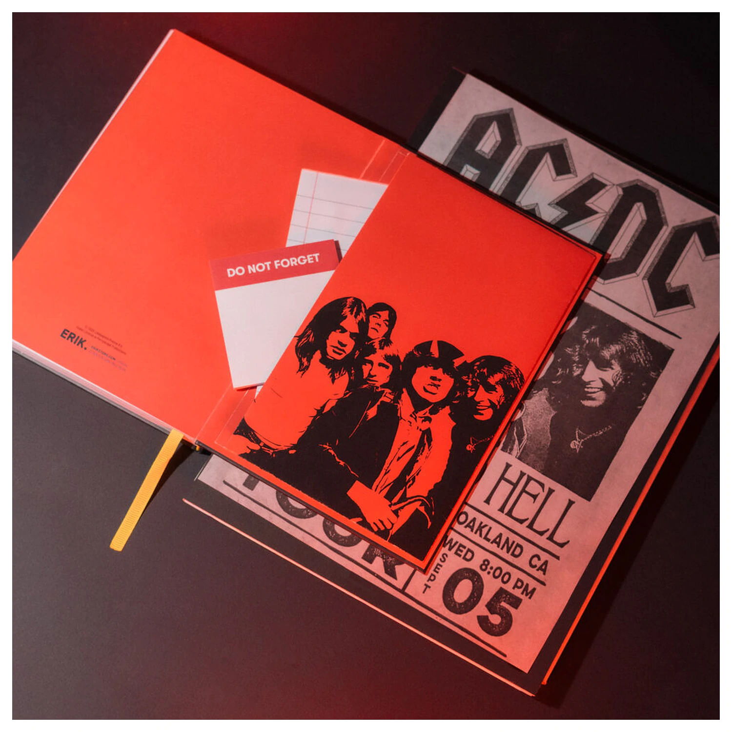 AC/DC Premium A5 notebook product photo