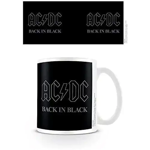 AC/DC Mug Black in Black termékfotó