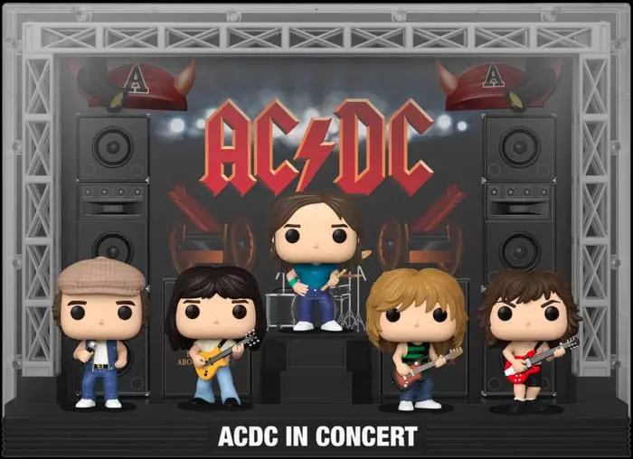 AC/DC POP! Moments DLX Vinyl Figure 5-Pack AC/DC in Concert 9 cm termékfotó