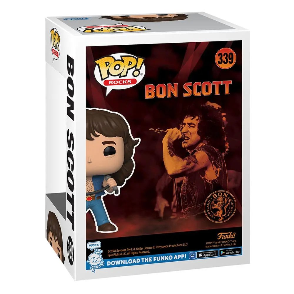 AC/DC POP! Rocks Vinyl Figure Bon Scott 9 cm termékfotó