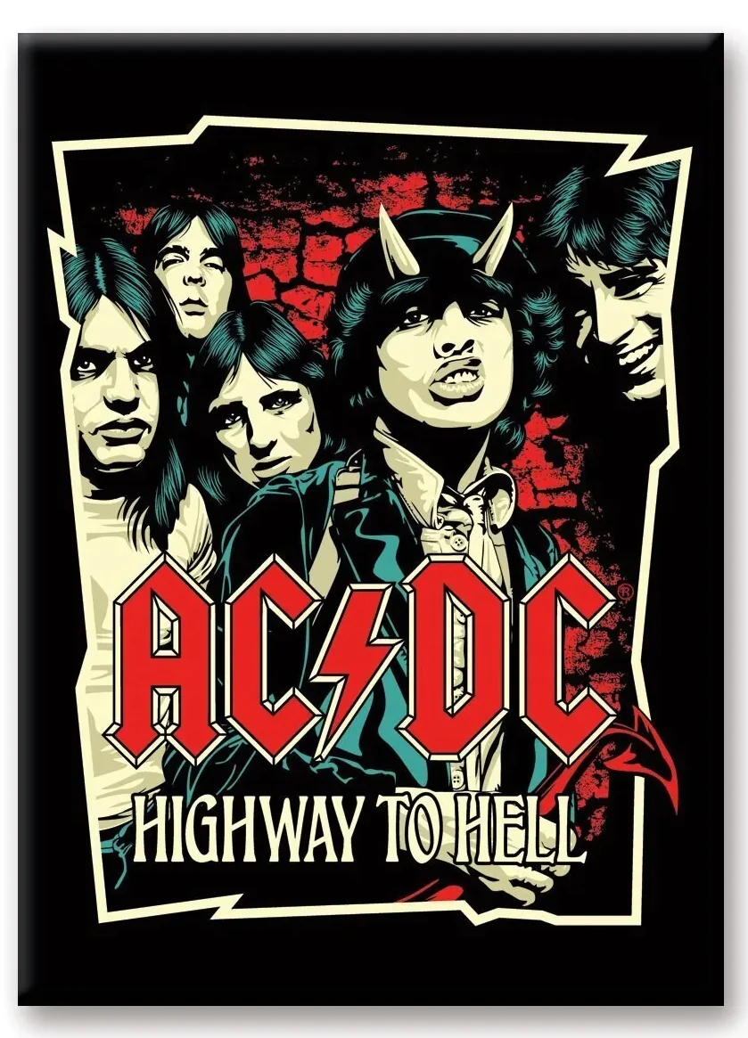 AC/DC Highway To Hell Magnet product photo